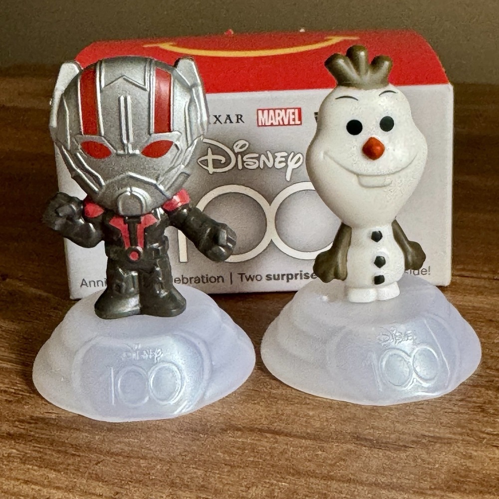Disney's 100 Years Of Magic McDonald's‎ Happy Meal Toys With Box